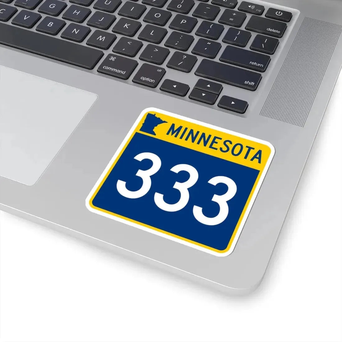 MN-333 (Minnesota) (Road Sign) STICKER Vinyl Kiss-Cut Decal - The Sticker Space
