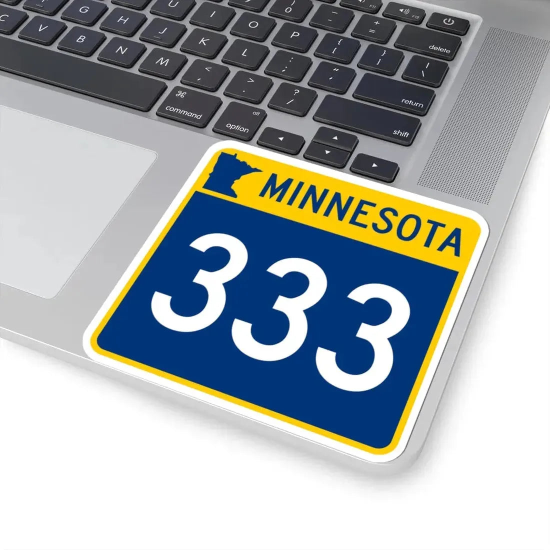 MN-333 (Minnesota) (Road Sign) STICKER Vinyl Kiss-Cut Decal - The Sticker Space