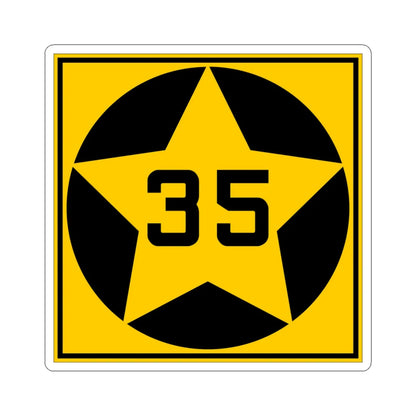 MN-35 1920 (Minnesota) (Road Sign) STICKER Vinyl Kiss-Cut Decal 4 Inch White - The Sticker Space