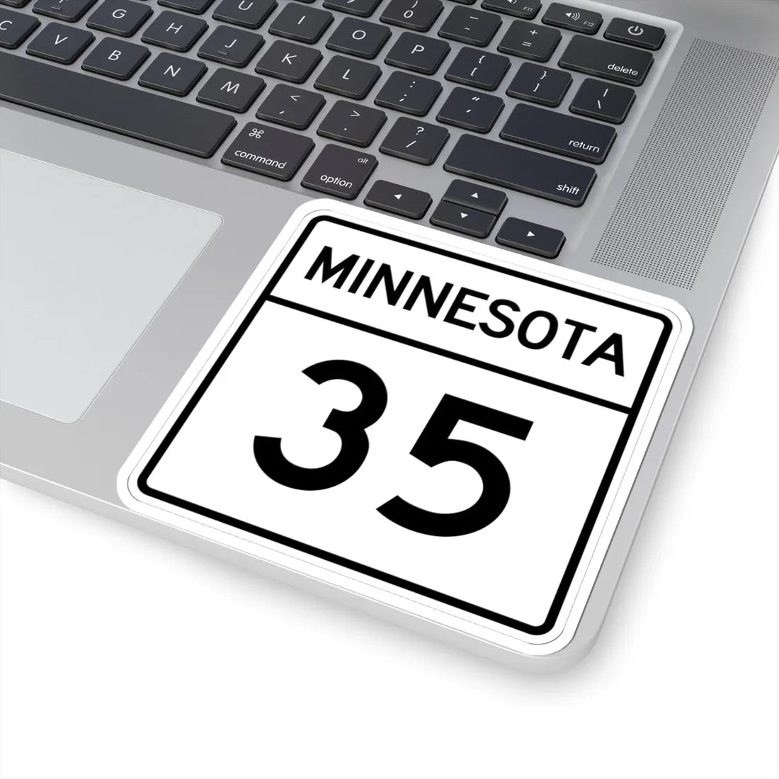 MN-35 1948 (Minnesota) (Road Sign) STICKER Vinyl Kiss-Cut Decal - The Sticker Space