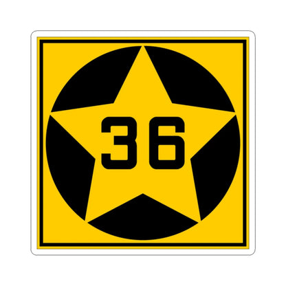 MN-36 1920 (Minnesota) (Road Sign) STICKER Vinyl Kiss-Cut Decal 2 Inch White - The Sticker Space