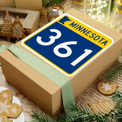 MN-361 (Minnesota) (Road Sign) STICKER Vinyl Kiss-Cut Decal - The Sticker Space