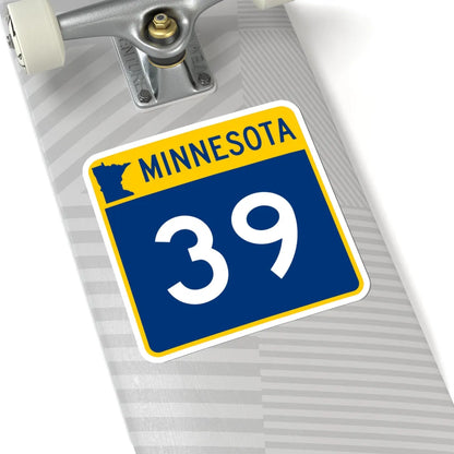 MN-39 (Minnesota) (Road Sign) STICKER Vinyl Kiss-Cut Decal - The Sticker Space
