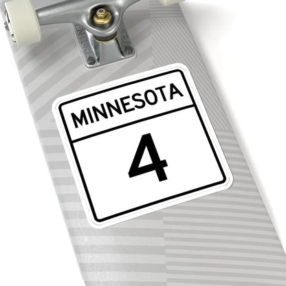 MN-4 1948 (Minnesota) (Road Sign) STICKER Vinyl Kiss-Cut Decal - The Sticker Space