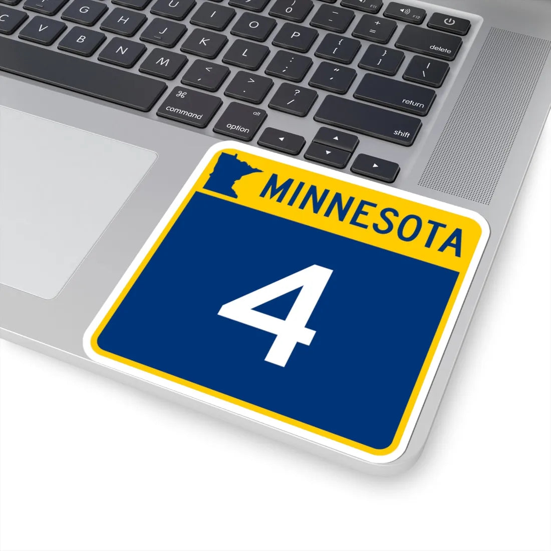 MN-4 (Minnesota) (Road Sign) STICKER Vinyl Kiss-Cut Decal - The Sticker Space