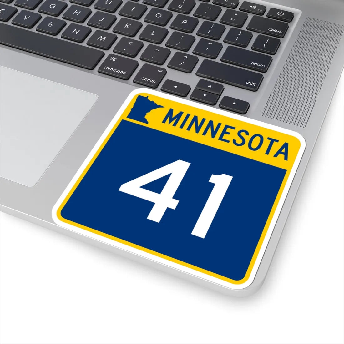 MN-41 (Minnesota) (Road Sign) STICKER Vinyl Kiss-Cut Decal - The Sticker Space