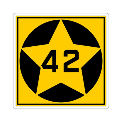 MN-42 1920 (Minnesota) (Road Sign) STICKER Vinyl Kiss-Cut Decal 2 Inch White - The Sticker Space