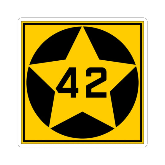MN-42 1920 (Minnesota) (Road Sign) STICKER Vinyl Kiss-Cut Decal 2 Inch White - The Sticker Space