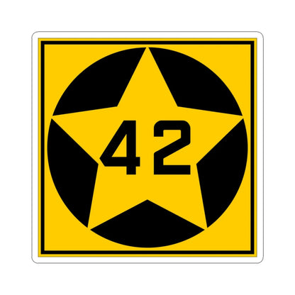 MN-42 1920 (Minnesota) (Road Sign) STICKER Vinyl Kiss-Cut Decal 3 Inch White - The Sticker Space