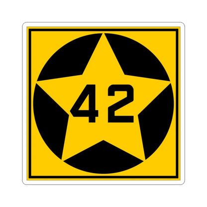 MN-42 1920 (Minnesota) (Road Sign) STICKER Vinyl Kiss-Cut Decal 4 Inch White - The Sticker Space