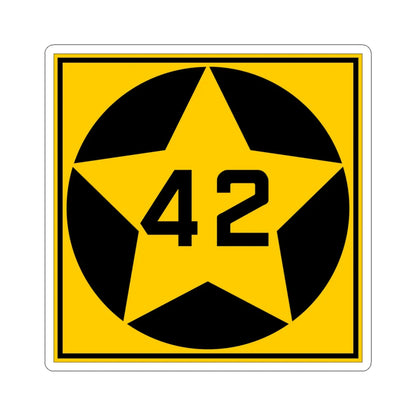 MN-42 1920 (Minnesota) (Road Sign) STICKER Vinyl Kiss-Cut Decal 6 Inch White - The Sticker Space