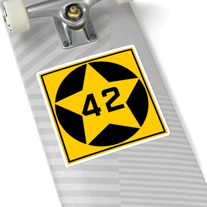 MN-42 1920 (Minnesota) (Road Sign) STICKER Vinyl Kiss-Cut Decal - The Sticker Space