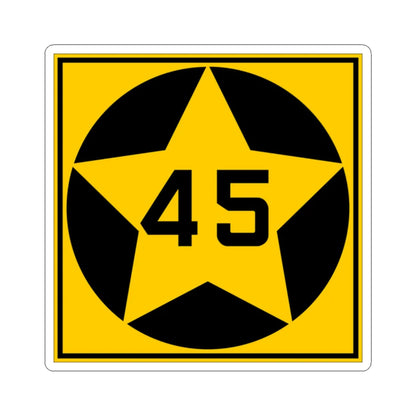 MN-45 1920 (Minnesota) (Road Sign) STICKER Vinyl Kiss-Cut Decal 2 Inch White - The Sticker Space