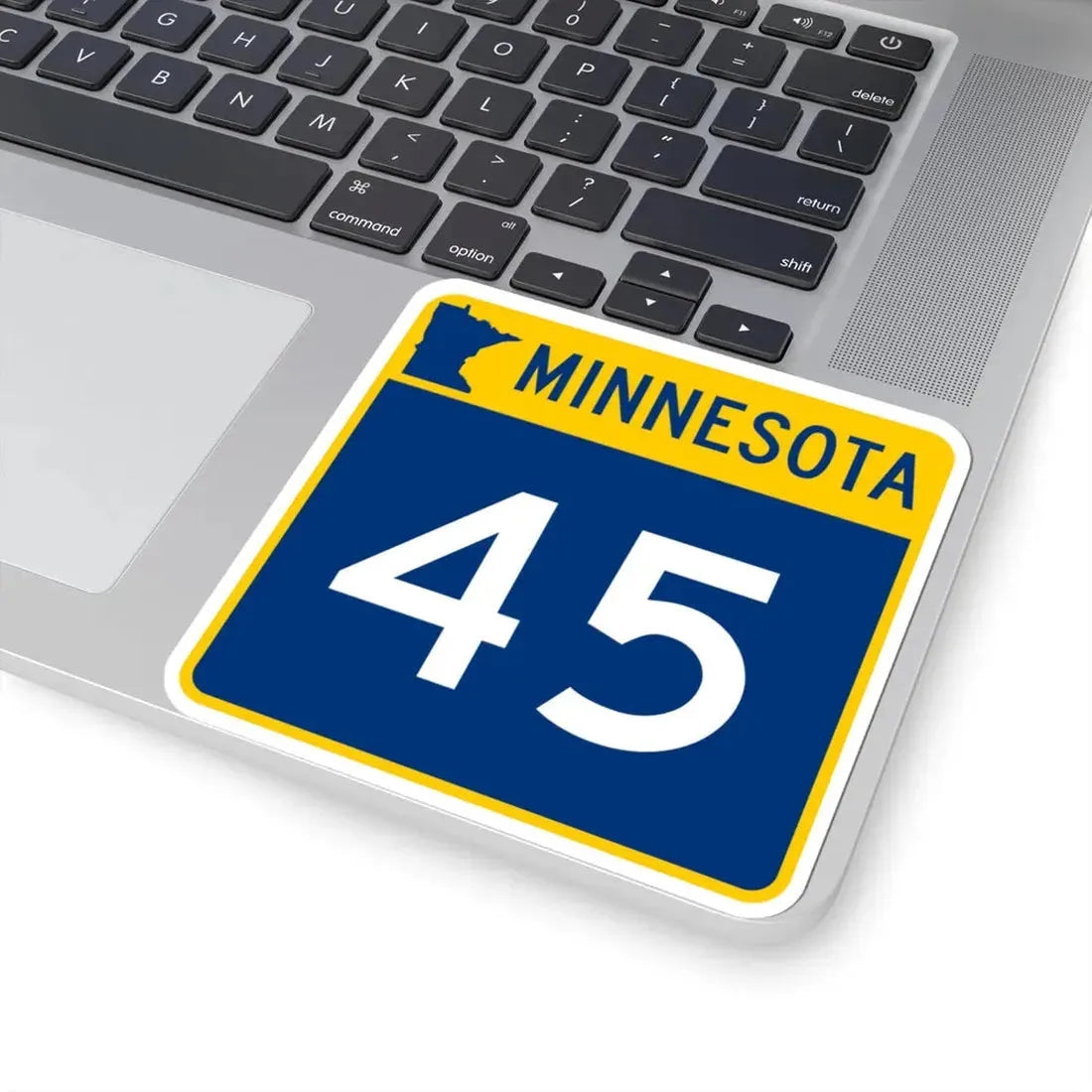 MN-45 (Minnesota) (Road Sign) STICKER Vinyl Kiss-Cut Decal - The Sticker Space
