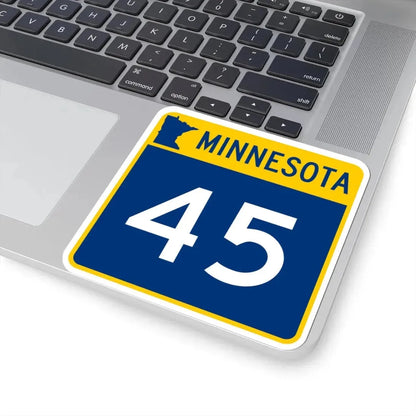 MN-45 (Minnesota) (Road Sign) STICKER Vinyl Kiss-Cut Decal - The Sticker Space