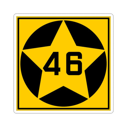 MN-46 1920 (Minnesota) (Road Sign) STICKER Vinyl Kiss-Cut Decal 2 Inch White - The Sticker Space