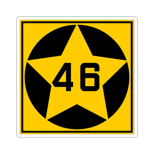 MN-46 1920 (Minnesota) (Road Sign) STICKER Vinyl Kiss-Cut Decal 2 Inch White - The Sticker Space