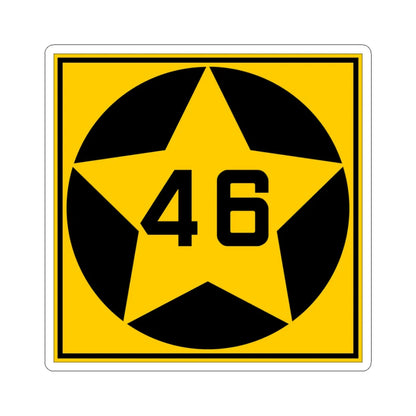 MN-46 1920 (Minnesota) (Road Sign) STICKER Vinyl Kiss-Cut Decal 3 Inch White - The Sticker Space