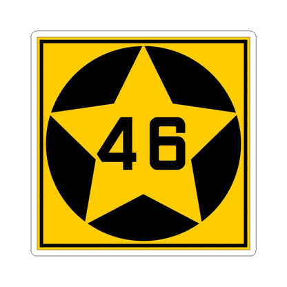 MN-46 1920 (Minnesota) (Road Sign) STICKER Vinyl Kiss-Cut Decal 4 Inch White - The Sticker Space