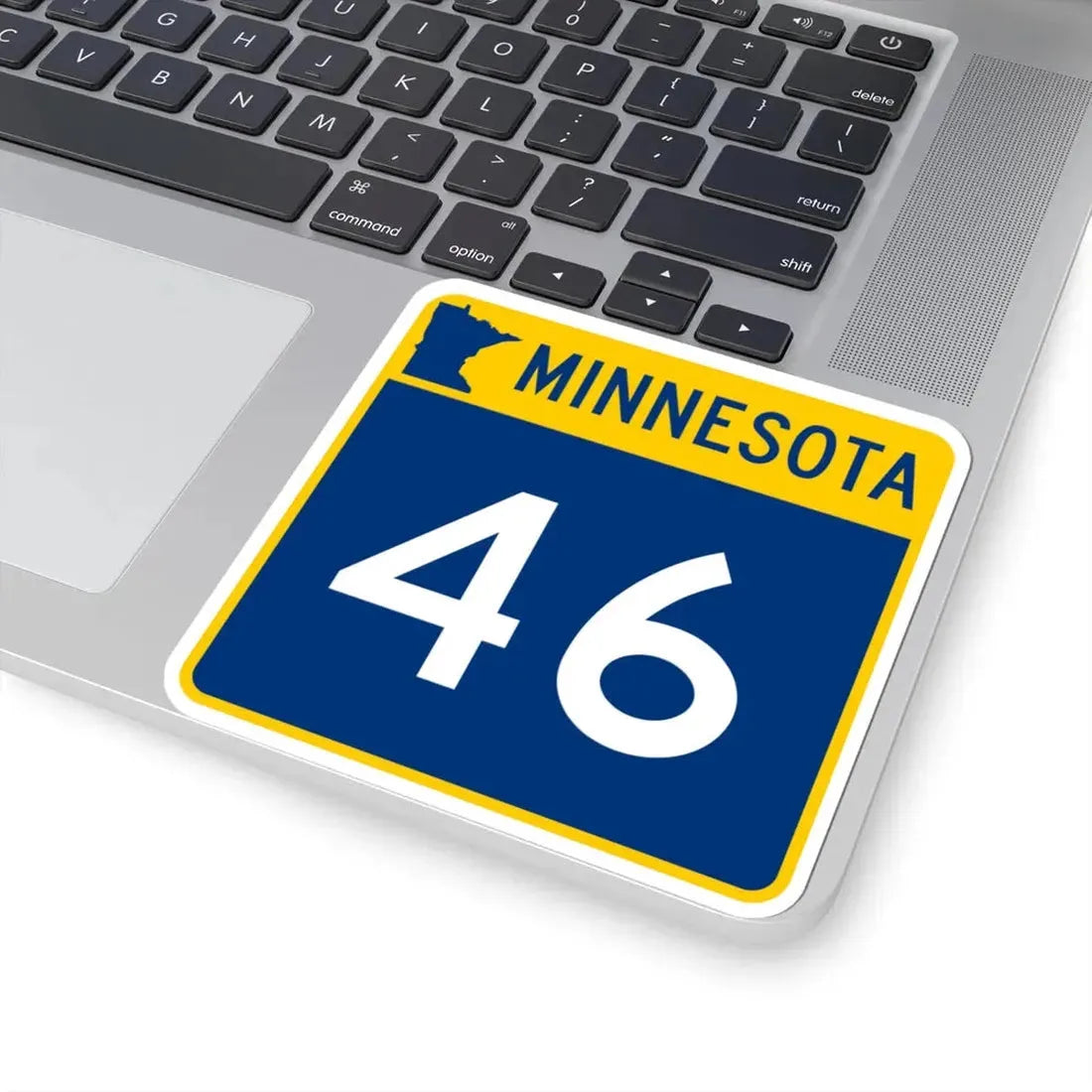 MN-46 (Minnesota) (Road Sign) STICKER Vinyl Kiss-Cut Decal - The Sticker Space