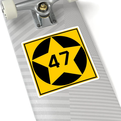 MN-47 1920 (Minnesota) (Road Sign) STICKER Vinyl Kiss-Cut Decal - The Sticker Space