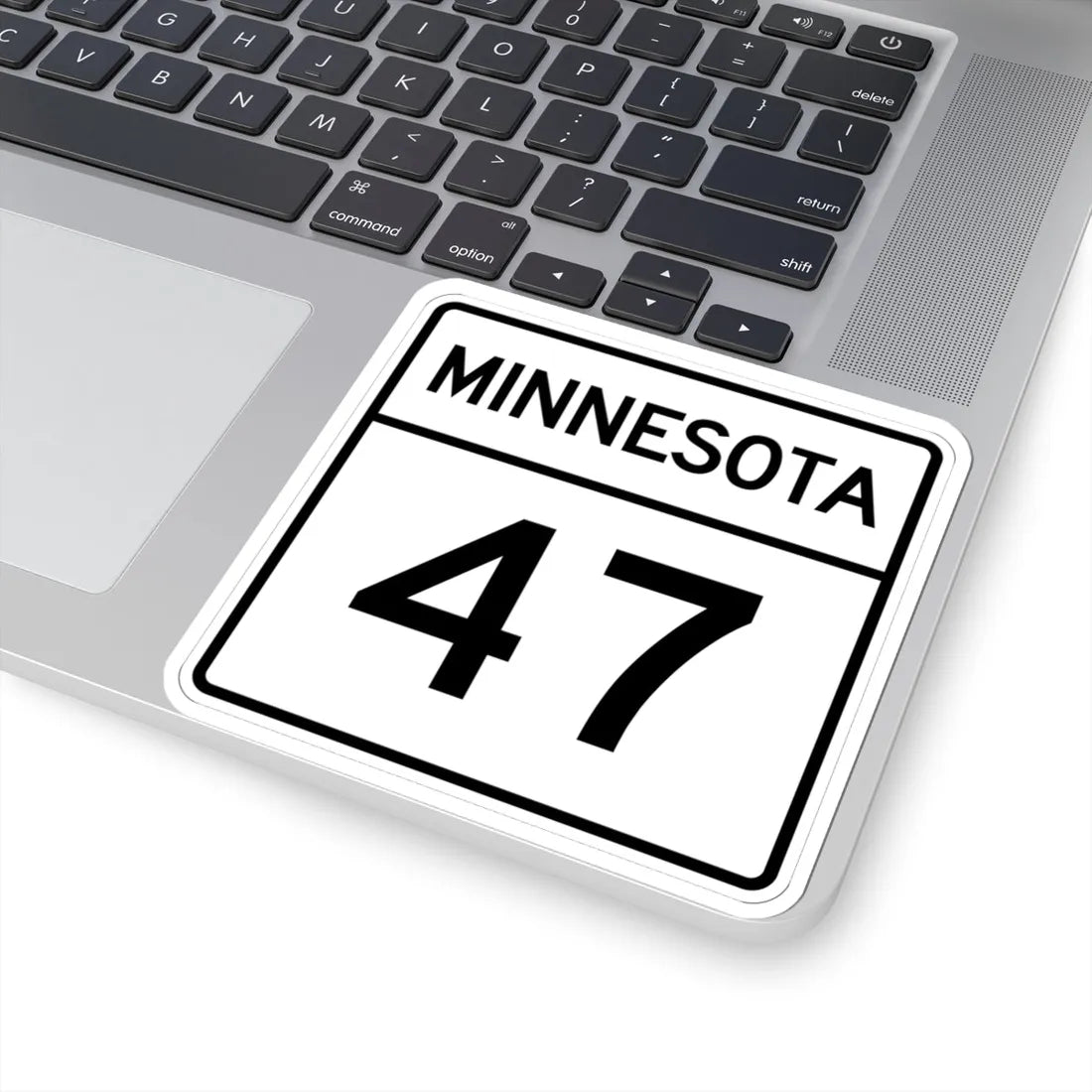 MN-47 1948 (Minnesota) (Road Sign) STICKER Vinyl Kiss-Cut Decal - The Sticker Space