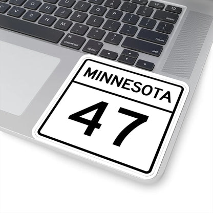 MN-47 1948 (Minnesota) (Road Sign) STICKER Vinyl Kiss-Cut Decal - The Sticker Space