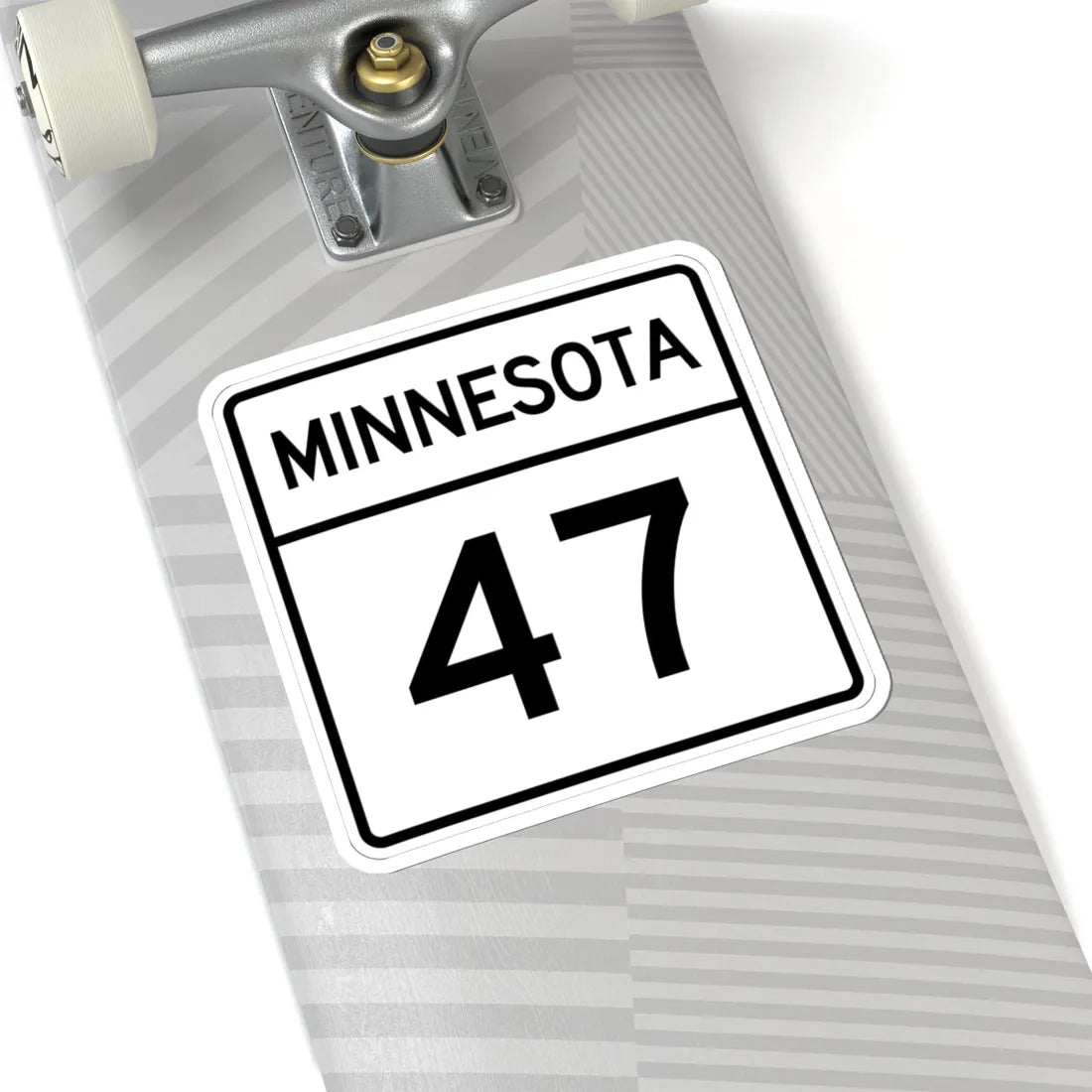 MN-47 1948 (Minnesota) (Road Sign) STICKER Vinyl Kiss-Cut Decal - The Sticker Space