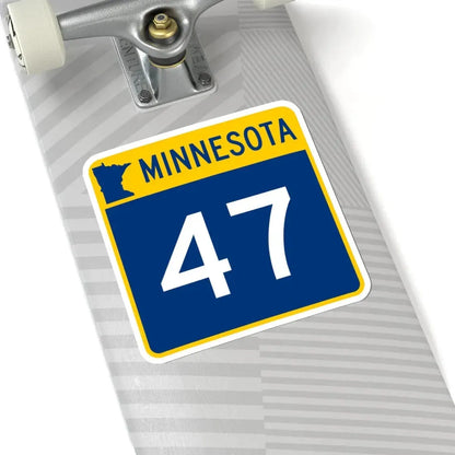 MN-47 (Minnesota) (Road Sign) STICKER Vinyl Kiss-Cut Decal - The Sticker Space