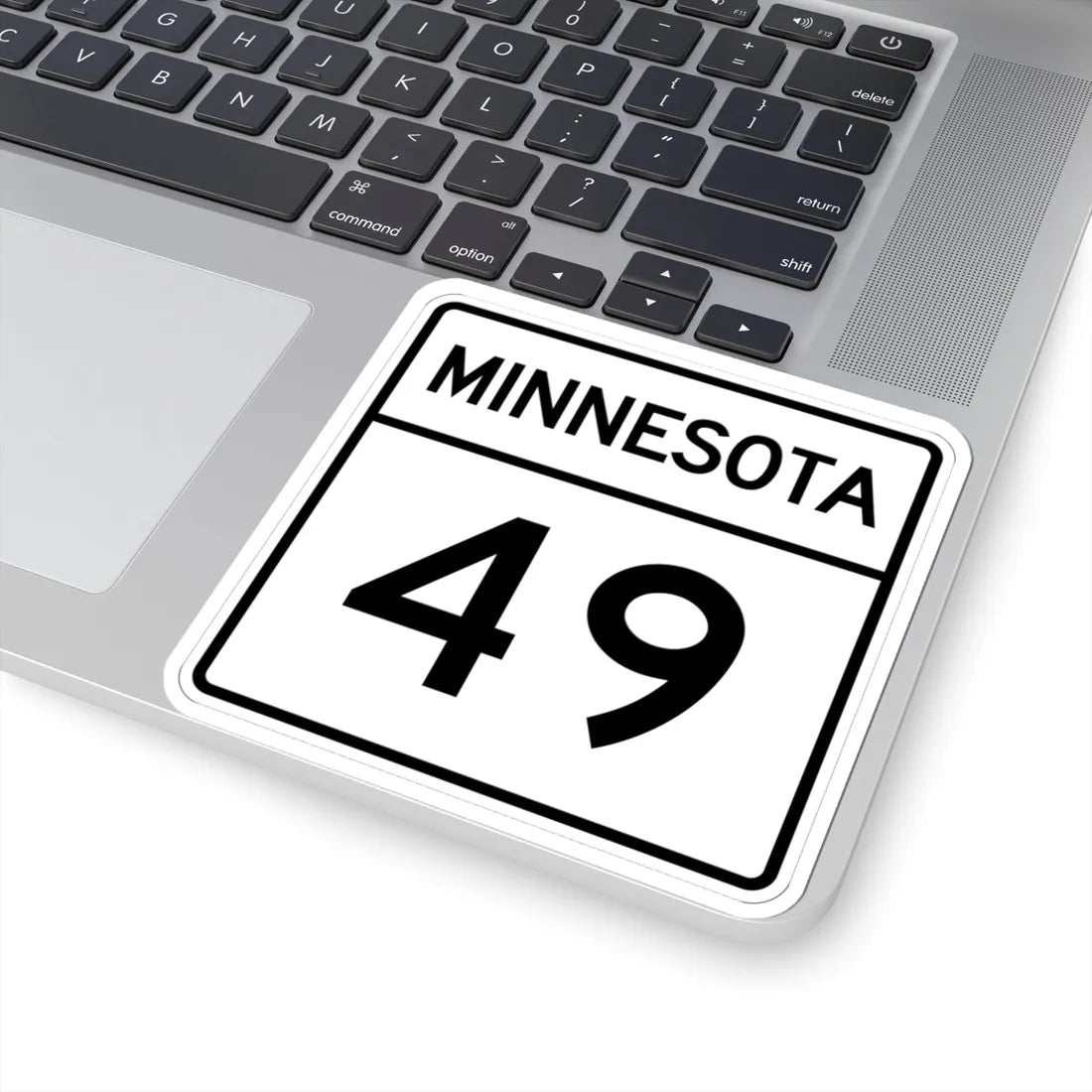 MN-49 1948 (Minnesota) (Road Sign) STICKER Vinyl Kiss-Cut Decal - The Sticker Space