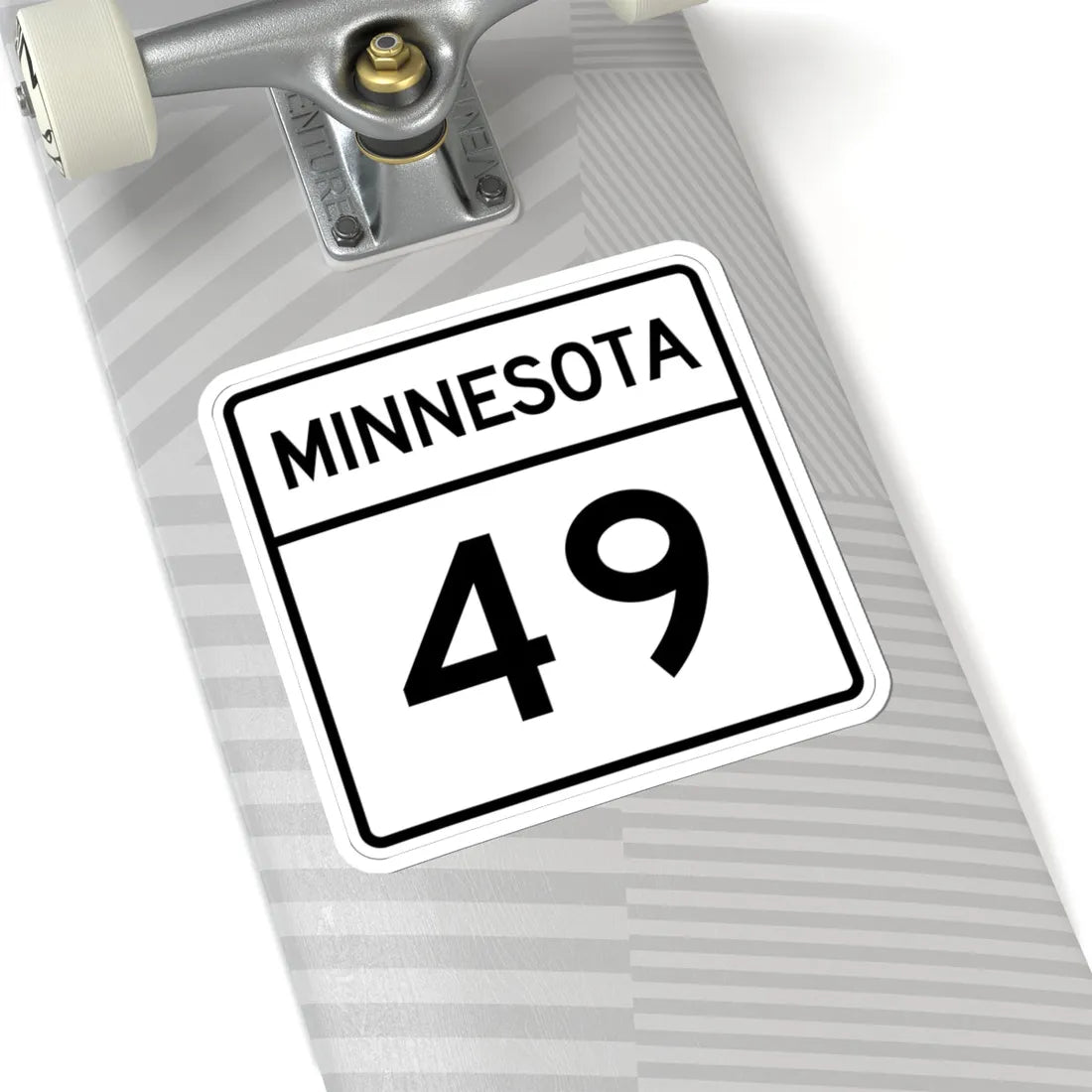 MN-49 1948 (Minnesota) (Road Sign) STICKER Vinyl Kiss-Cut Decal - The Sticker Space