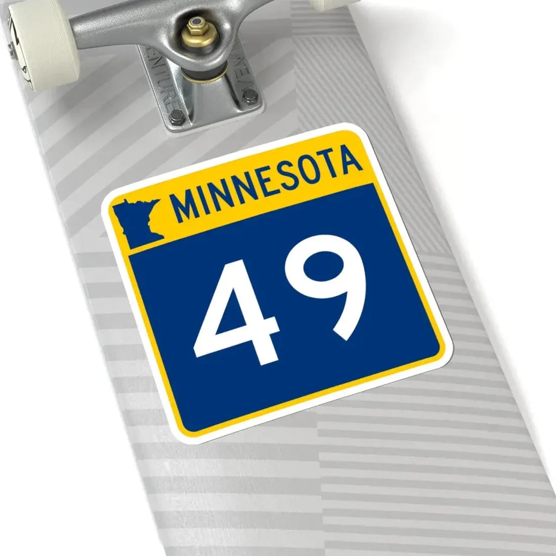 MN-49 (Minnesota) (Road Sign) STICKER Vinyl Kiss-Cut Decal - The Sticker Space
