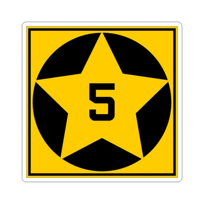 MN-5 1920 (Minnesota) (Road Sign) STICKER Vinyl Kiss-Cut Decal 2 Inch White - The Sticker Space