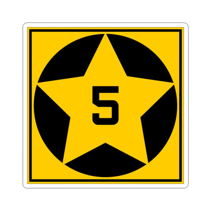 MN-5 1920 (Minnesota) (Road Sign) STICKER Vinyl Kiss-Cut Decal 3 Inch White - The Sticker Space