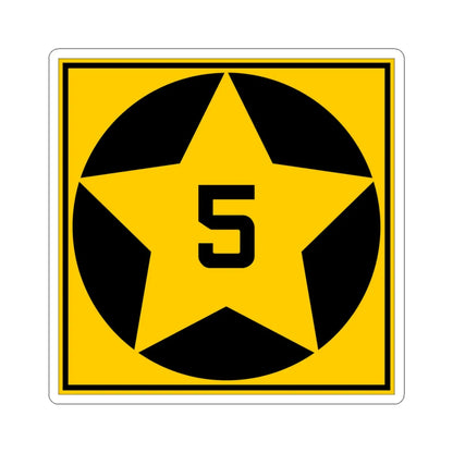 MN-5 1920 (Minnesota) (Road Sign) STICKER Vinyl Kiss-Cut Decal 4 Inch White - The Sticker Space