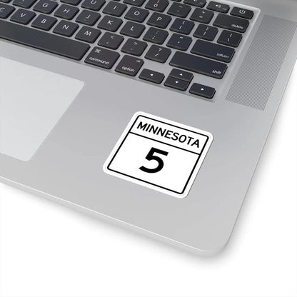 MN-5 1948 (Minnesota) (Road Sign) STICKER Vinyl Kiss-Cut Decal - The Sticker Space