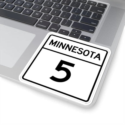MN-5 1948 (Minnesota) (Road Sign) STICKER Vinyl Kiss-Cut Decal - The Sticker Space