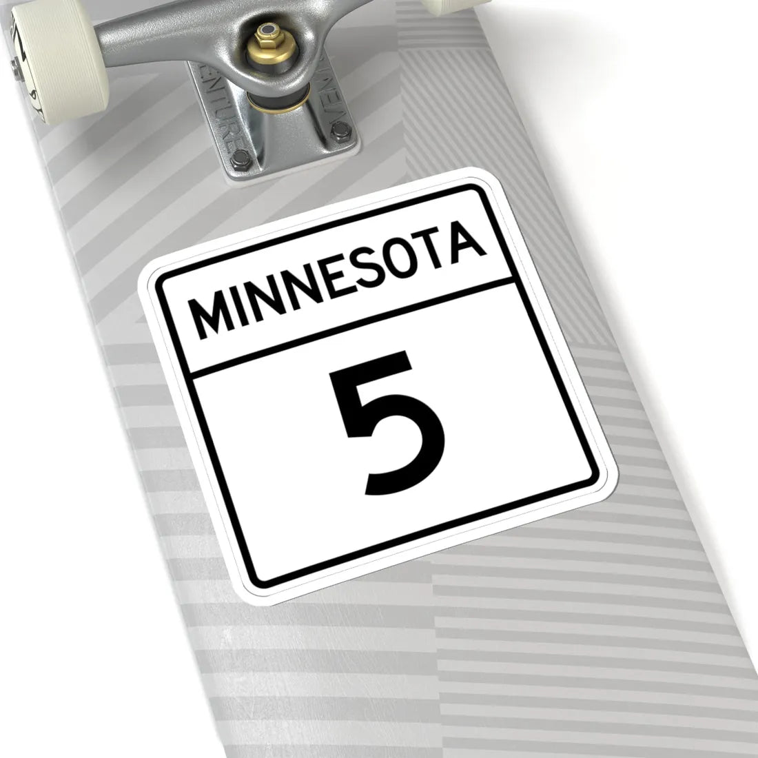 MN-5 1948 (Minnesota) (Road Sign) STICKER Vinyl Kiss-Cut Decal - The Sticker Space