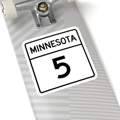 MN-5 1948 (Minnesota) (Road Sign) STICKER Vinyl Kiss-Cut Decal - The Sticker Space