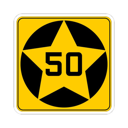 MN-50 1920 (Minnesota) (Road Sign) STICKER Vinyl Kiss-Cut Decal 6 Inch White - The Sticker Space