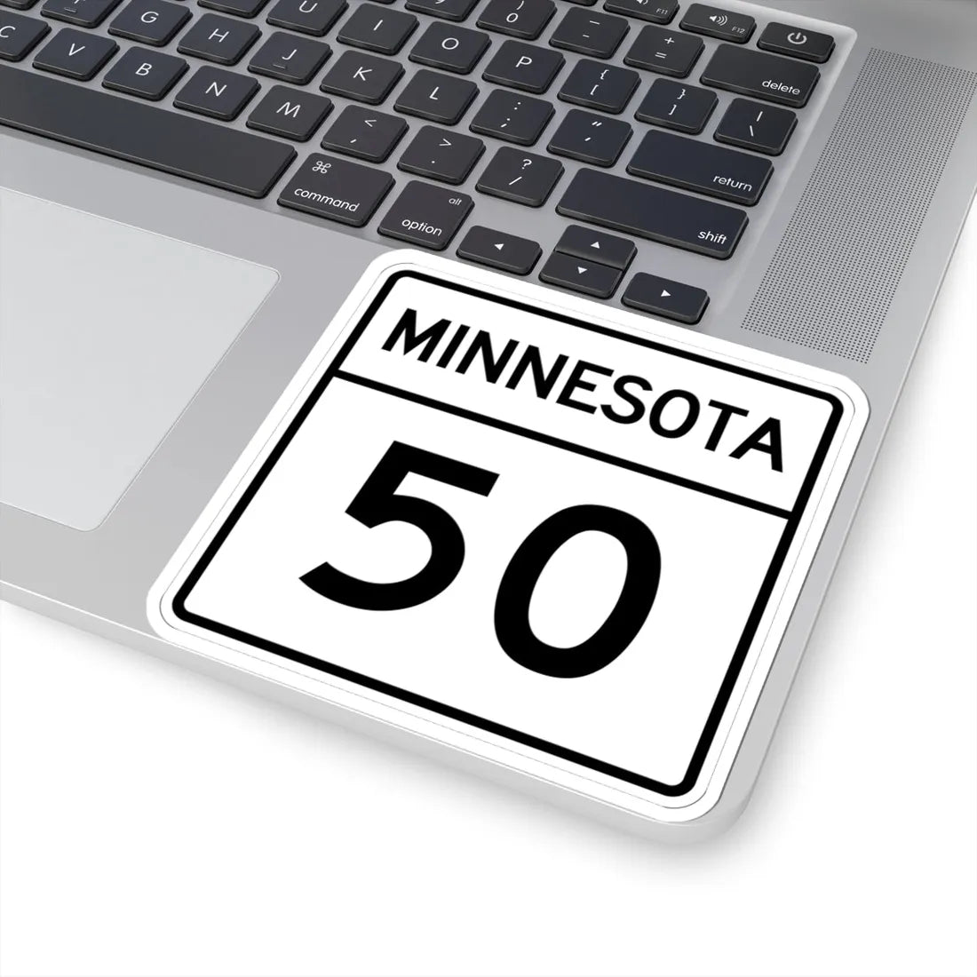 MN-50 1948 (Minnesota) (Road Sign) STICKER Vinyl Kiss-Cut Decal - The Sticker Space