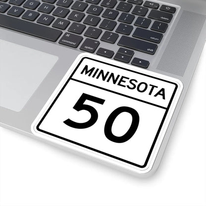 MN-50 1948 (Minnesota) (Road Sign) STICKER Vinyl Kiss-Cut Decal - The Sticker Space