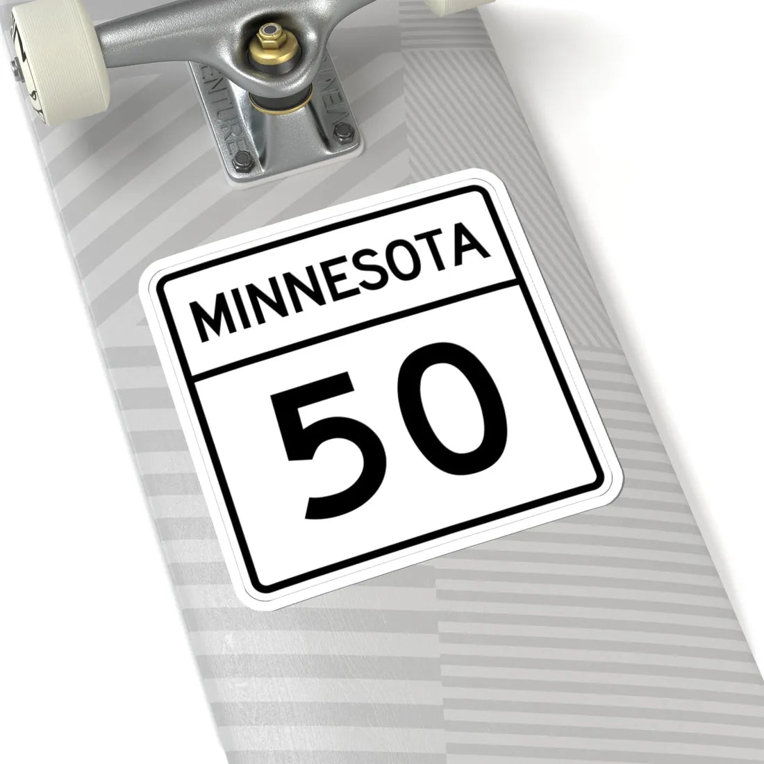 MN-50 1948 (Minnesota) (Road Sign) STICKER Vinyl Kiss-Cut Decal - The Sticker Space