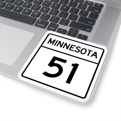 MN-51 1948 (Minnesota) (Road Sign) STICKER Vinyl Kiss-Cut Decal - The Sticker Space