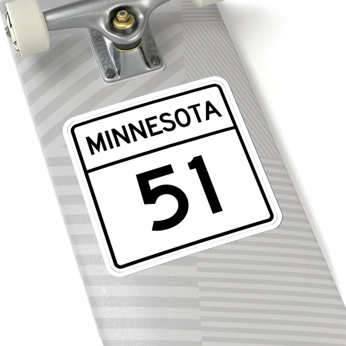 MN-51 1948 (Minnesota) (Road Sign) STICKER Vinyl Kiss-Cut Decal - The Sticker Space