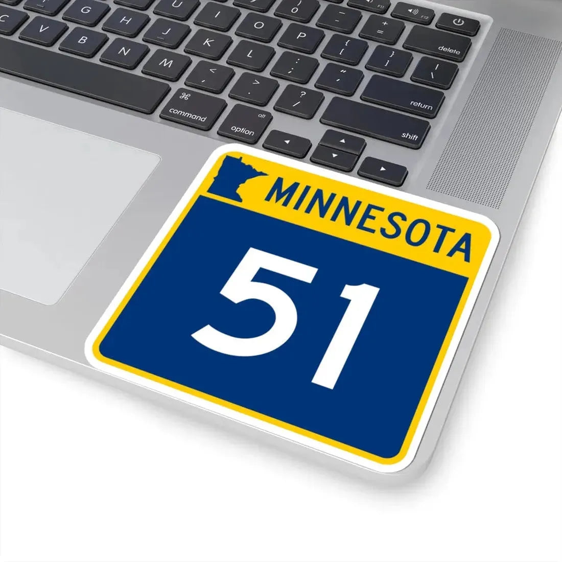 MN-51 (Minnesota) (Road Sign) STICKER Vinyl Kiss-Cut Decal - The Sticker Space