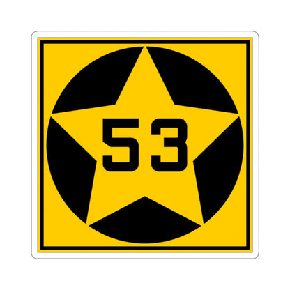 MN-53 1920 (Minnesota) (Road Sign) STICKER Vinyl Kiss-Cut Decal 2 Inch White - The Sticker Space