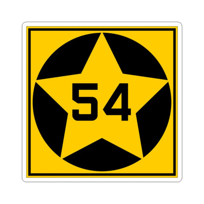 MN-54 1920 (Minnesota) (Road Sign) STICKER Vinyl Kiss-Cut Decal 2 Inch White - The Sticker Space