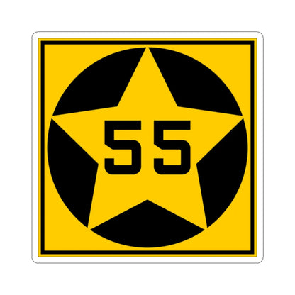 MN-55 1920 (Minnesota) (Road Sign) STICKER Vinyl Kiss-Cut Decal 2 Inch White - The Sticker Space