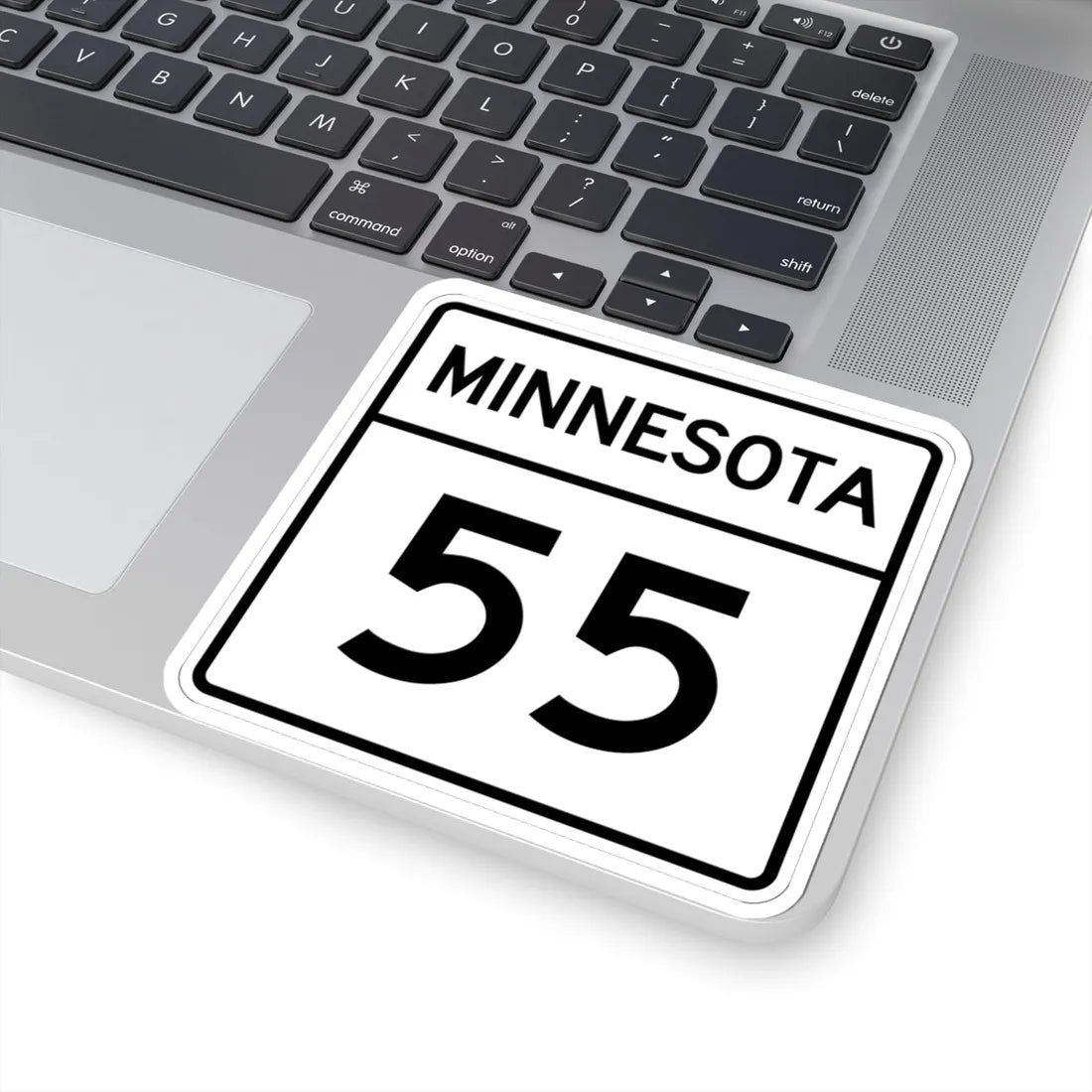 MN-55 1948 (Minnesota) (Road Sign) STICKER Vinyl Kiss-Cut Decal - The Sticker Space
